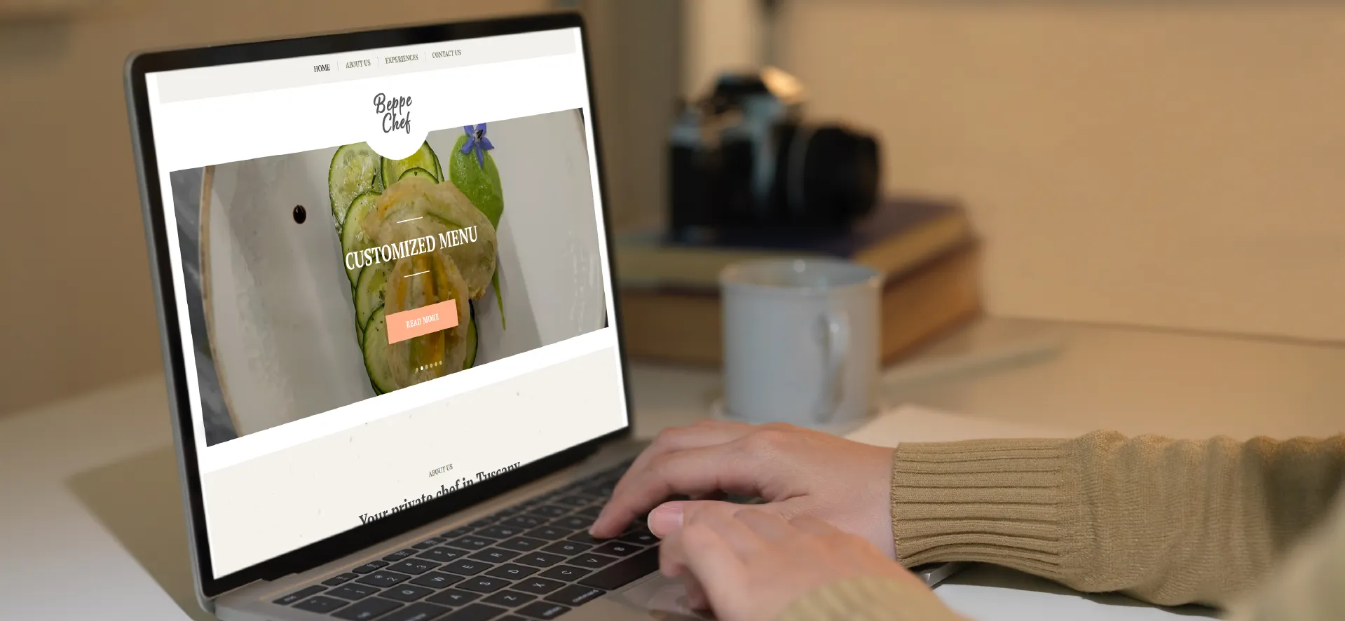 Beppe Chef immagine centrale portfolio